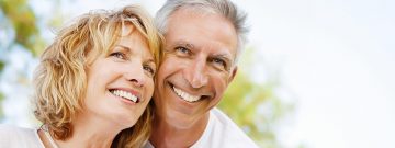 Happy elderly couple